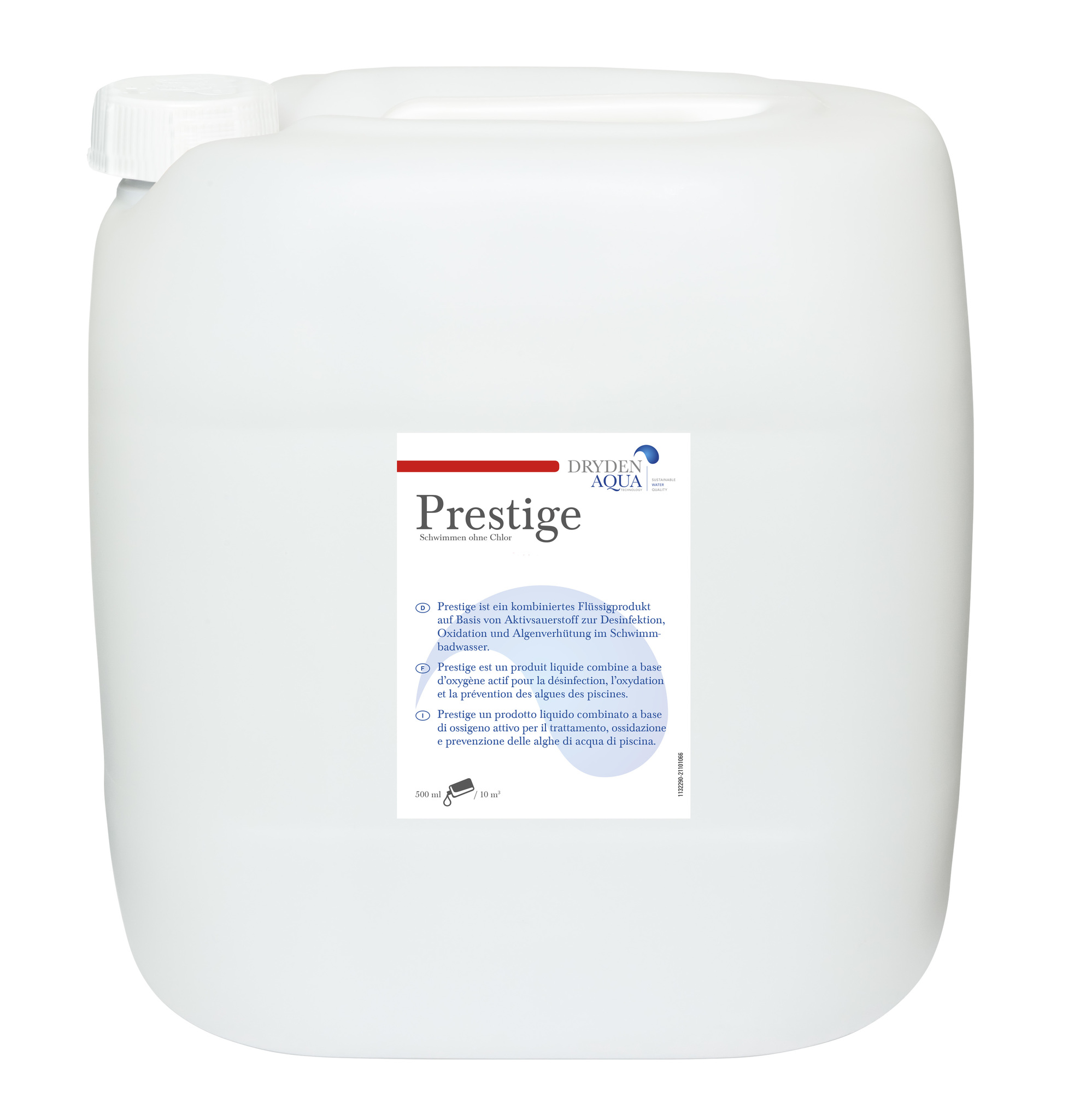 Prestige flüssig 19.5 l / 22 kg Flüssigsauerstoff "Kanister aus Kunststoff"
